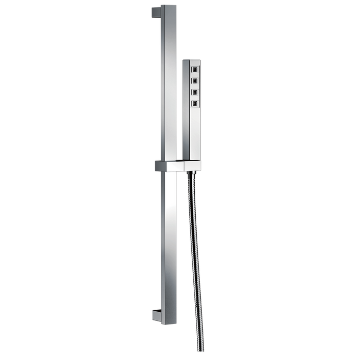 Delta Universal Showering Components: H2OKineticSingle-Setting Slide Bar Hand Shower