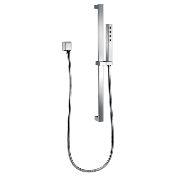 Delta Universal Showering Components: H2OKineticSingle-Setting Slide Bar Hand Shower