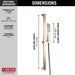 Delta Universal Showering Components: H2OKineticSingle-Setting Slide Bar Hand Shower
