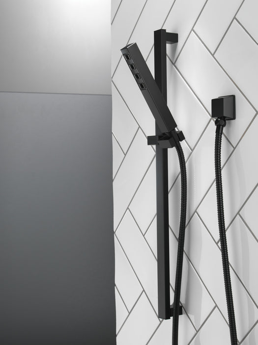 Delta Universal Showering Components: H2OKineticSingle-Setting Slide Bar Hand Shower