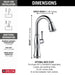 Delta Cassidy: Single Handle Pulldown Bar/Prep Faucet