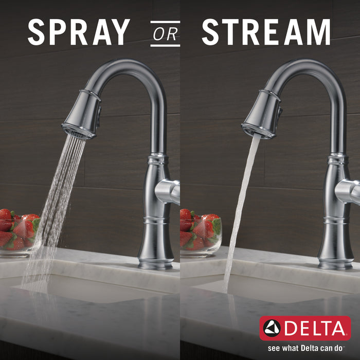 Delta Cassidy: Single Handle Pulldown Bar/Prep Faucet