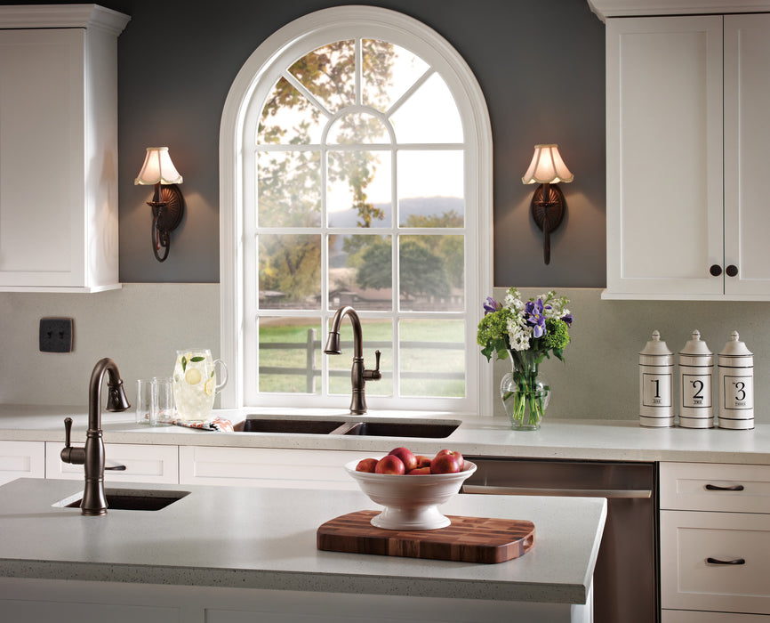Delta Cassidy 9997 Single Handle Pull-Down Bar/Prep Faucet