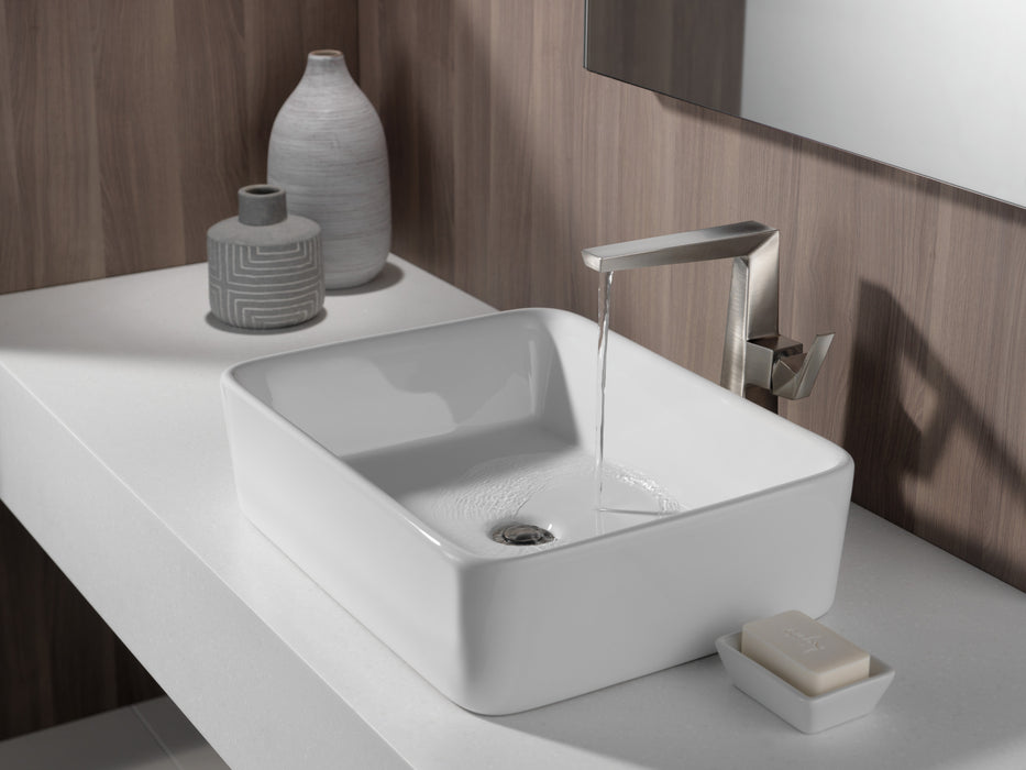 Delta Trillian: Single Handle Vessel Bathroom Faucet