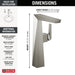 Delta Trillian: Single Handle Vessel Bathroom Faucet