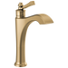 Delta Dorval 656 Single Handle Mid-Height Vessel Bathroom Faucet, champagne bronze