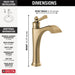 Delta Dorval: Single Handle Mid-Height Vessel Bathroom Faucet