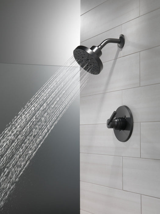Delta Universal Showering Components 52688 H2OKINETIC 3-Setting Raincan Shower Head, matte black - view 5