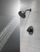 Delta Universal Showering Components 52688 H2OKINETIC 3-Setting Raincan Shower Head, matte black - view 5