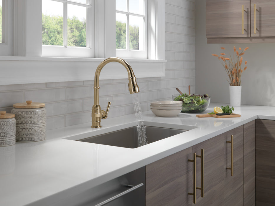 Delta Broderick: Single Handle Pull-Down Kitchen Faucet