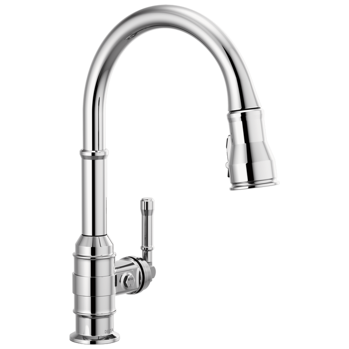 Delta Broderick: Single Handle Pull-Down Kitchen Faucet
