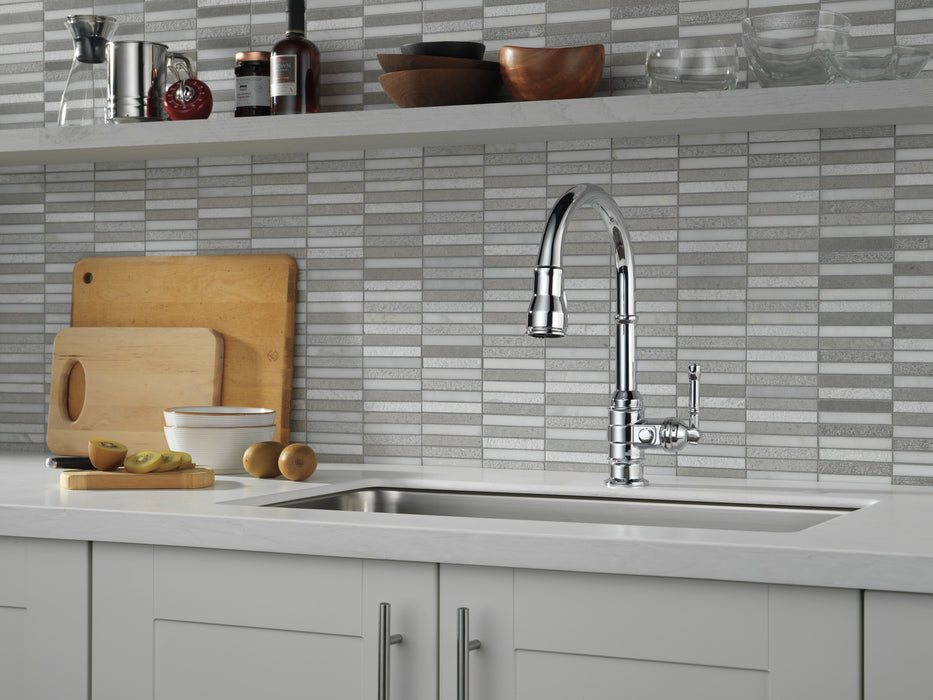 Delta Broderick: Single Handle Pull-Down Kitchen Faucet