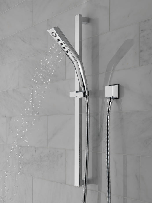 Delta Universal Showering Components: H2OKinetic3-Setting Slide Bar Hand Shower