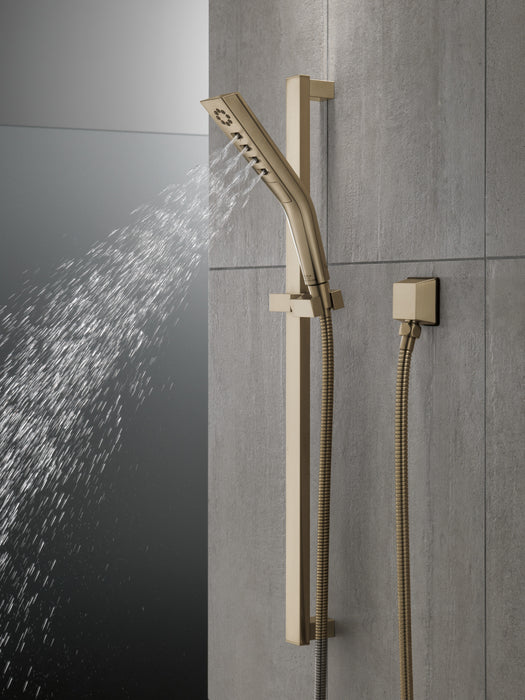Delta Universal Showering Components: H2OKinetic3-Setting Slide Bar Hand Shower