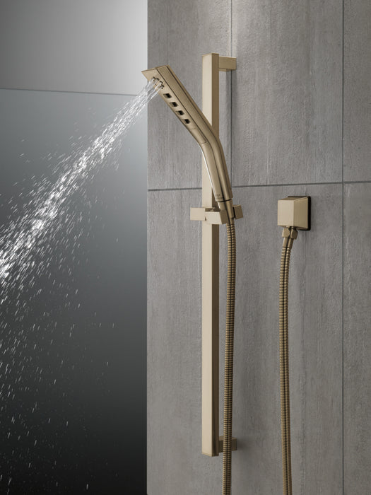 Delta Universal Showering Components: H2OKinetic3-Setting Slide Bar Hand Shower