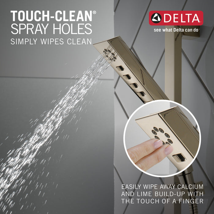 Delta Universal Showering Components 51799 H2OKINETIC 3-Setting Slide Bar Hand Shower