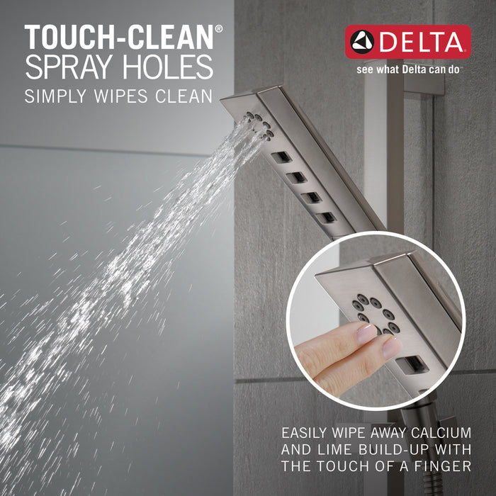 Delta Universal Showering Components 51799 H2OKINETIC 3-Setting Slide Bar Hand Shower