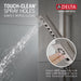 Delta Universal Showering Components 51799 H2OKINETIC 3-Setting Slide Bar Hand Shower
