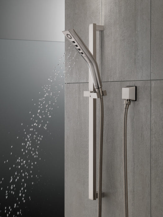 Delta Universal Showering Components 51799 H2OKINETIC 3-Setting Slide Bar Hand Shower