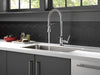 Delta Broderick™: Single Handle Pull-Down Kitchen Faucet With Spring Spout