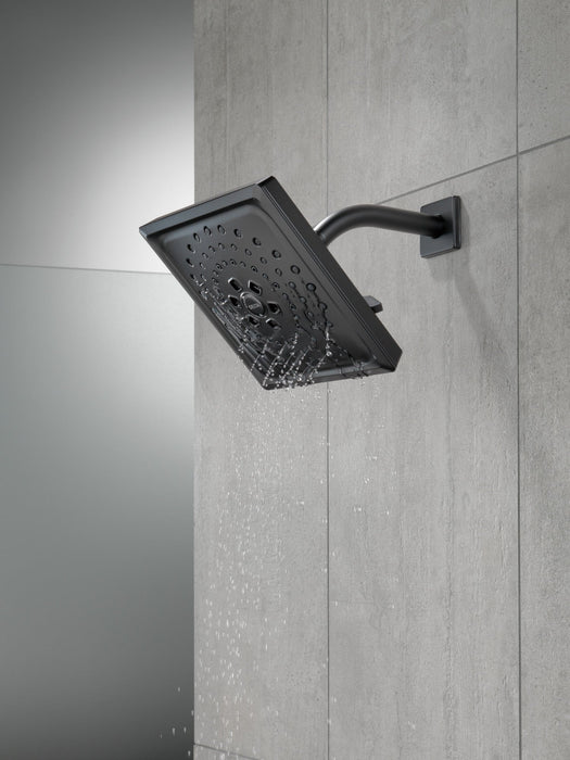 Delta Universal Showering Components 52684 H2OKINETIC 3-Setting Raincan Shower Head, matte black - view 3