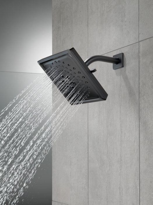 Delta Universal Showering Components 52684 H2OKINETIC 3-Setting Raincan Shower Head, matte black - view 4