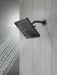 Delta Universal Showering Components 52684 H2OKINETIC 3-Setting Raincan Shower Head, matte black - view 4