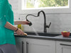 Delta Coranto:9179 Single Handle Pull Down Kitchen Faucet