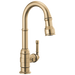 Delta Broderick: Single Handle Pull-Down Bar/Prep Faucet