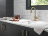 Delta Broderick: Single Handle Pull-Down Bar/Prep Faucet