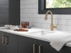 Delta Broderick: Single Handle Pull-Down Bar/Prep Faucet