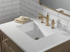 Delta Dorval:3556 Two Handle Widespread Bathroom Faucet