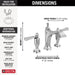 Delta Dorval 3556 Two Handle Widespread Bathroom Faucet