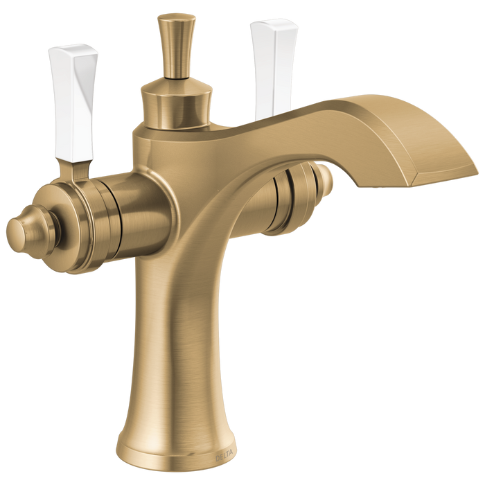 Delta Dorval™: Two Handle Single Hole Monoblock Bathroom Faucet