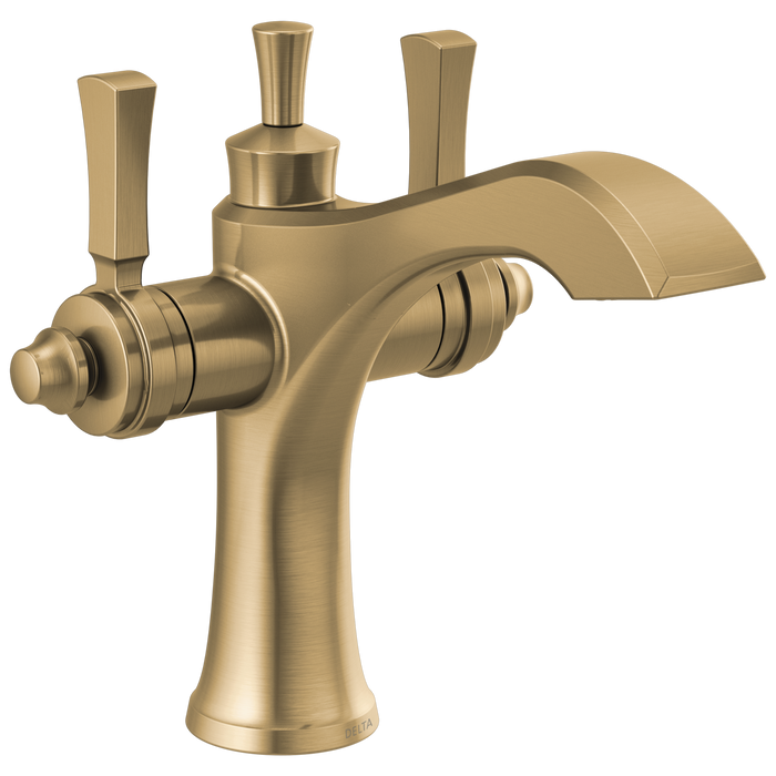 Delta Dorval™: Two Handle Single Hole Monoblock Bathroom Faucet