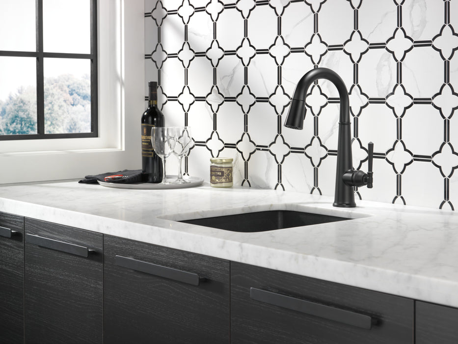 Delta Emmeline: Single Handle Pull Down Bar/Prep Faucet