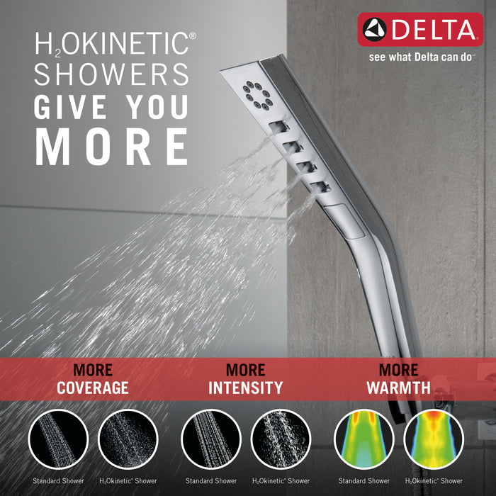 Delta Universal Showering Components 55799 H2OKINETIC 3-Setting Wall Mount Hand Shower