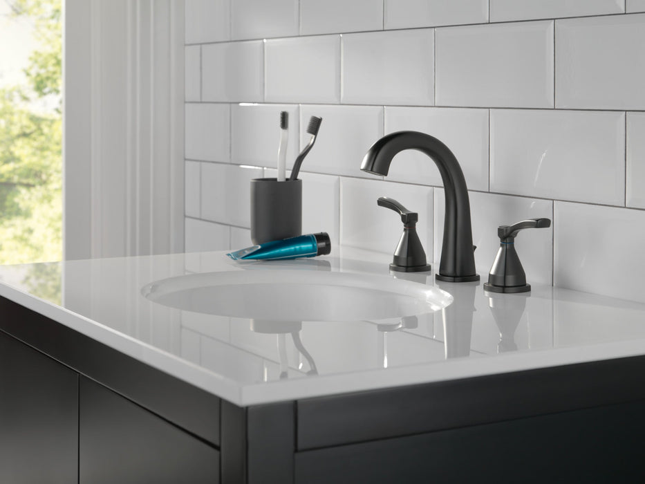 Delta Stryke 35775 Widespread Faucet, matte black - view 4