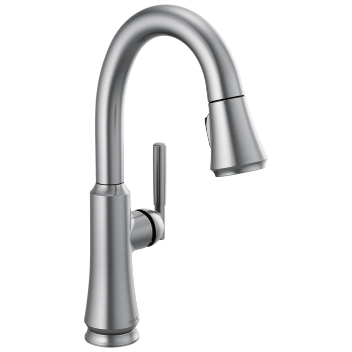 Delta Coranto:9979 Single Handle Pull Down Bar/Prep Faucet