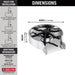 Delta GR250 Metal Glass Rinser, chrome - view 3