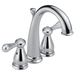 Delta Leland:H278 Metal Lever Handle Set - 2H Bathroom