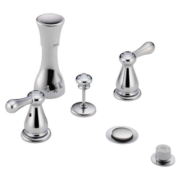 Delta Leland:H278 Metal Lever Handle Set - 2H Bathroom