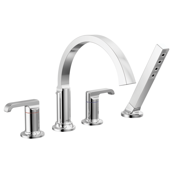 Delta Tetra H588 Roman Tub Handles - Lever