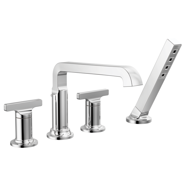 Delta Tetra H590 Roman Tub Handles - T-Lever