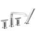 Delta Tetra H590 Roman Tub Handles - T-Lever