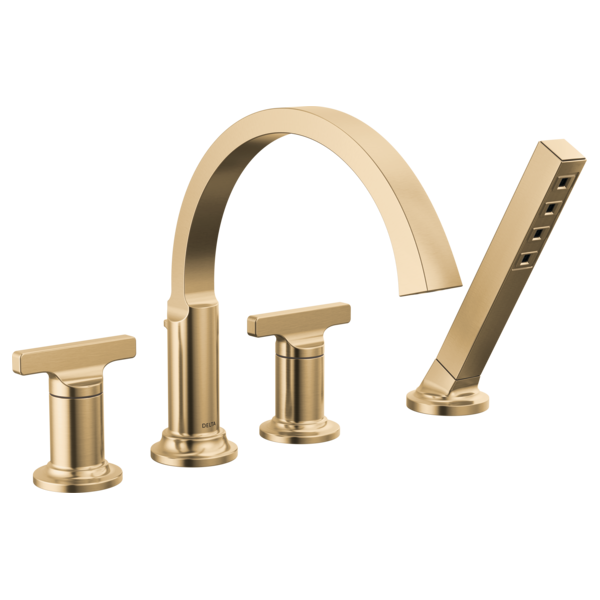 Delta Tetra: Roman Tub Handles - T-Lever