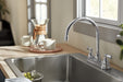 Peerless Elmhurst: Two-Handle Kitchen Faucet with Twist Aerator