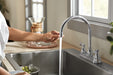 Peerless Elmhurst: Two-Handle Kitchen Faucet with Twist Aerator