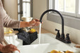 Peerless Elmhurst: Two-Handle Kitchen Faucet with Twist Aerator