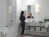 Delta Peerless Flute: Two Handle Widespread Lavatory Faucet